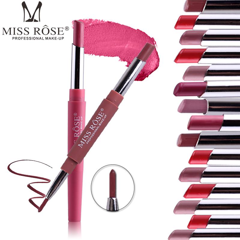 Miss Rose Lipstick & Liner 2 in 1 (Pack of 6)